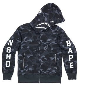 2017 Bape X NHBD Shark Hoodie